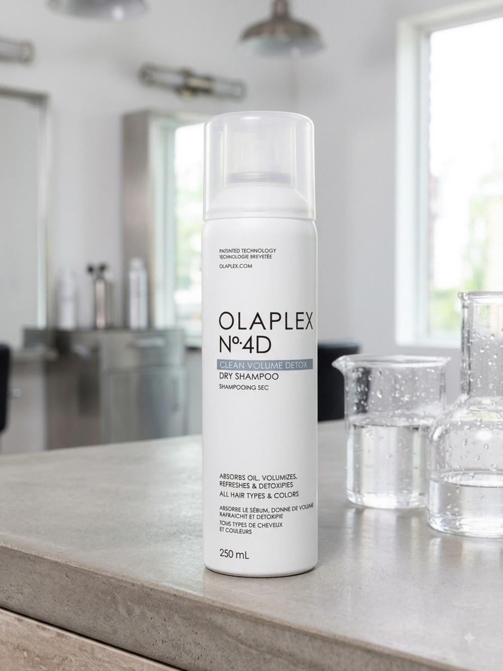 OLAPLEX No.4D Dry Shampoo — White bottle